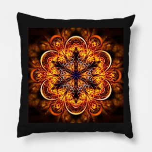 Golden mandala Pillow