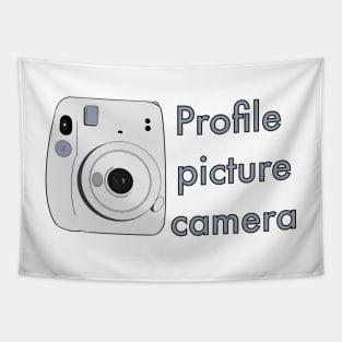 Profile Picture Camera Tapestry