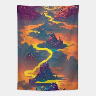 Golden River Kingdom Tapestry