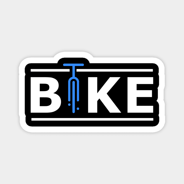 Bike Art Cycling Magnet by TriHarder12