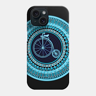 Vintage bicycle mandala Phone Case