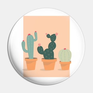 Cactus & Nopal Vintage Pastel Pin