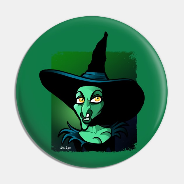 Wicked Witch Pin by binarygod