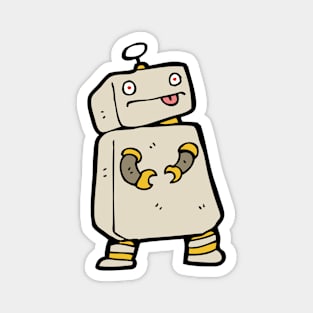 Confused Cute Robot Magnet