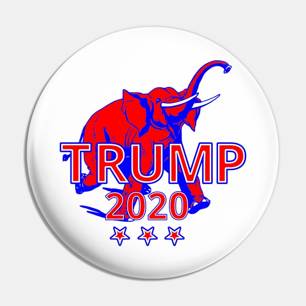 Trump elephant Pin by hipop