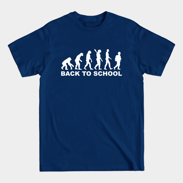 Disover Back to school evolution - Back To School - T-Shirt