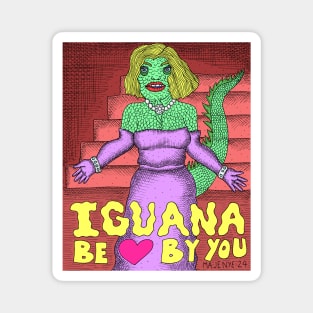 Iguana Monroe Magnet