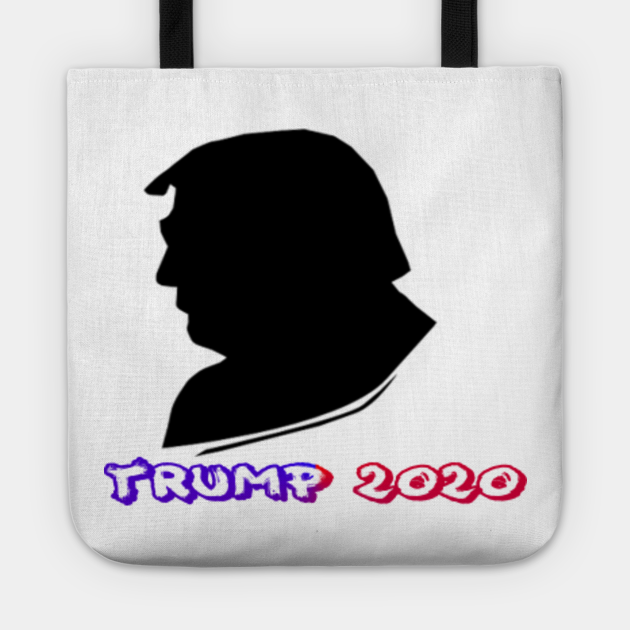 Donald Trump silhouette art - Silhouette Art - Tote | TeePublic