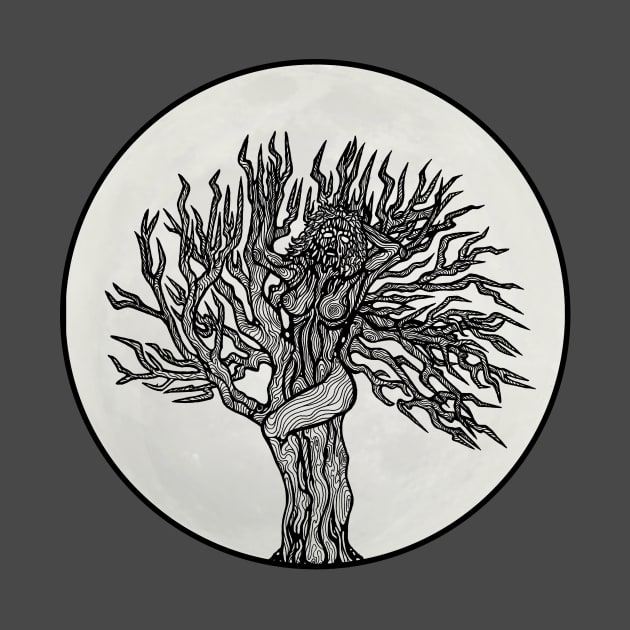 Dryad Moon - Deadtree by Vagabond The Artist by VagabondTheArtist