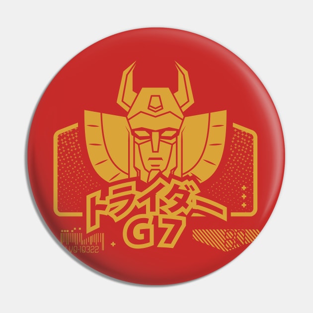 LvlOne Anime Robo - Trider G7 Pin by soujohn