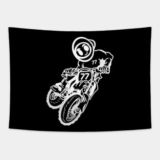 Downhill moto Tapestry