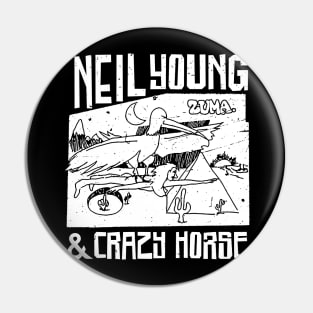 Neil Young And Crazy Horse Pin
