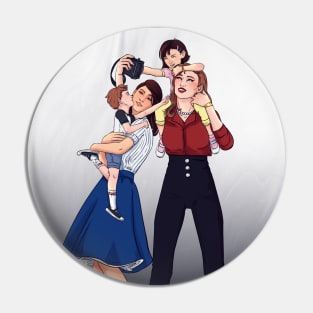 Beth & Odessa's Family Portrait Pin