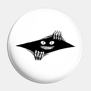 Creepy Monster Face Pin