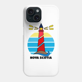 Nova Scotia Canada, Lighthouse Phone Case