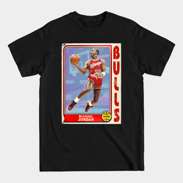 Retro Michael Jordan Trading Card - Michael Jordan - T-Shirt