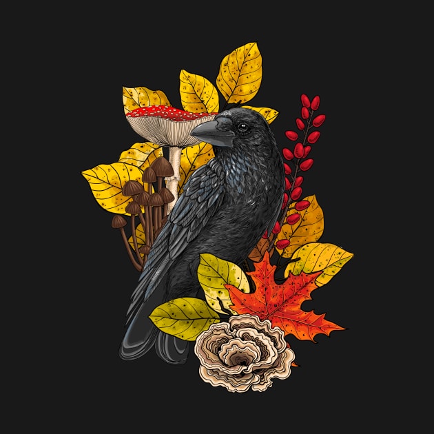 Autumn raven 2 by katerinamk