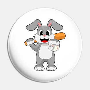 Rabbit Baseball Baseball bat Sports Pin