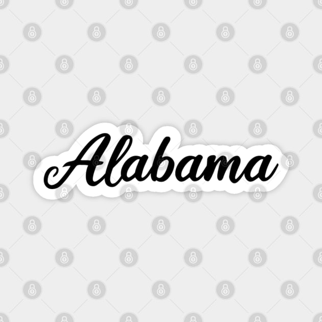 Alabama US State - Places America Magnet by MysticMagpie