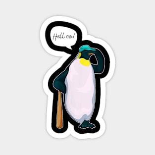 The hell no penguin Magnet