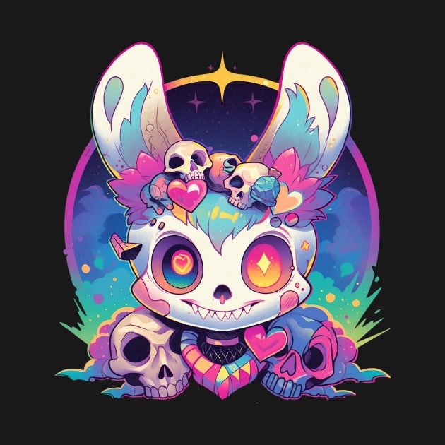 Skull bunny by MikeyMeta