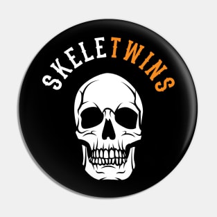 Matching Halloween Twins Costume Skeletwins Skeletons Pin