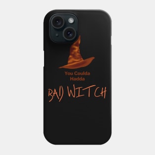 Coulda Hadda Bad Witch Full Orange Phone Case