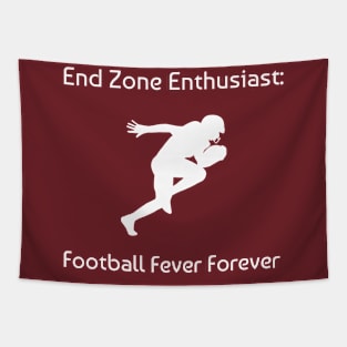 End Zone Enthusiast: Football Fever Forever Football Tapestry