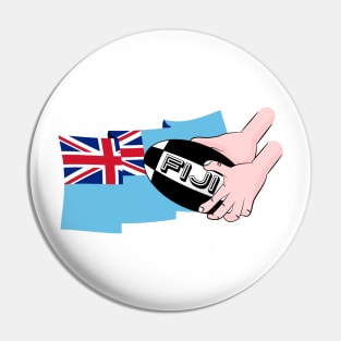 Fiji Rugby Flag Pin