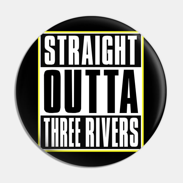 Straight Outta Three Rivers Stadium Pin by Retro Sports