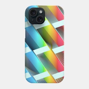 Geometric Futures #3 - Repeat Pattern Modular Synth Art Phone Case