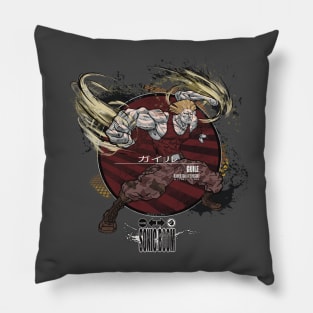 GUILE: SONIC BOOM - RED Pillow