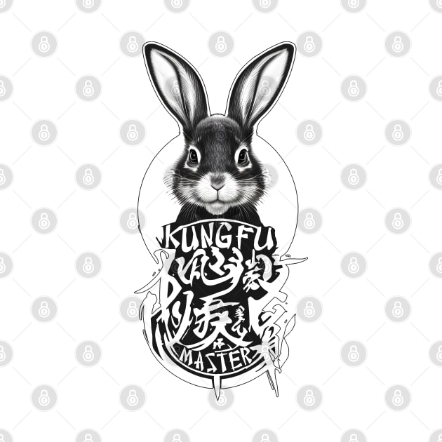 Easter Bunny Kung Fu Master Martial Arts by 8 Fists of Tees