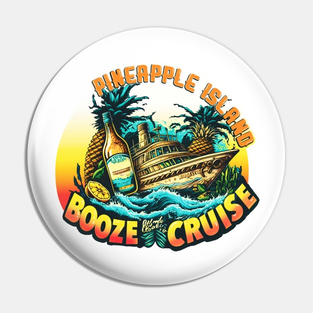 Pineapple Cruise Pin by stuff101