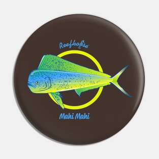 Reefhorse Mahi Mahi Yellow Ring Pin