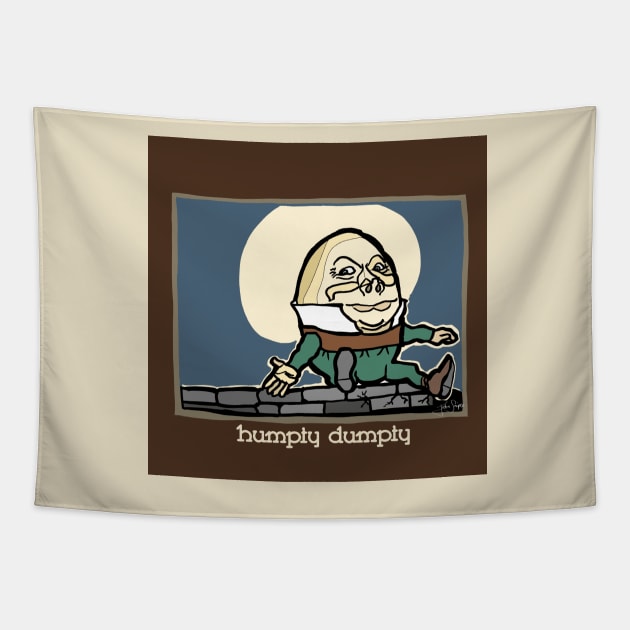 Humpty Dumpty Tapestry by JSnipe