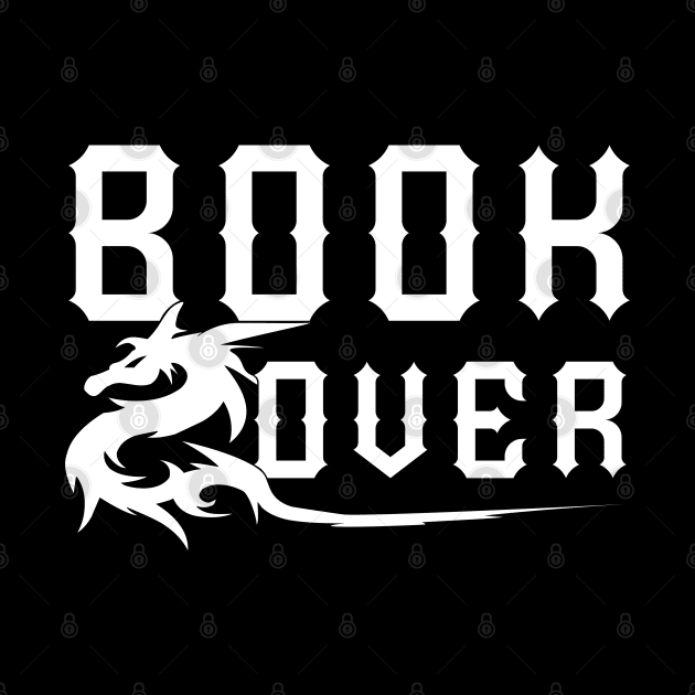 Fantasy book lovers dragon by All About Nerds