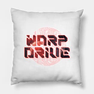 WARP DRIVE - Futuristic Design Pillow