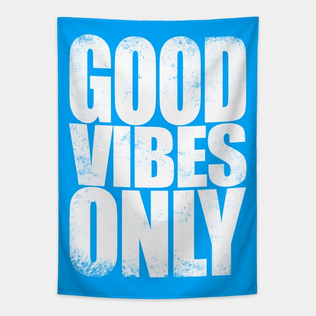 Good Vibes Only - WHITE Tapestry by stateements