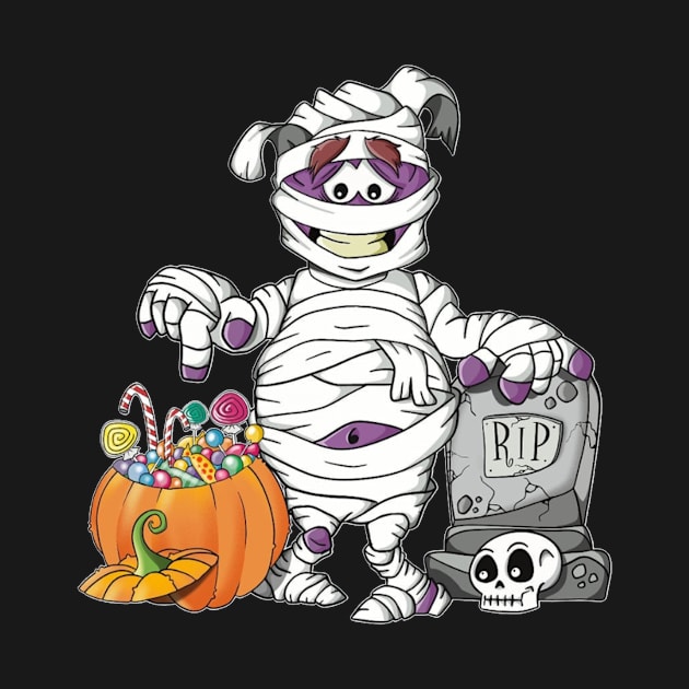 Better Have My Candy, Trick or Treat T-shirt, Halloween Tee, Mummy T-shirt, Custom T-Shirts, Spooky T-shirt, Halloween is coming, Cute Mummy by McphersonHaynesnob2l