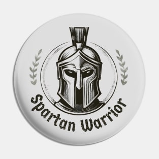 Spartan warrior vintage Pin