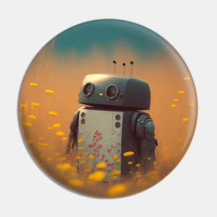 Lonely Little Bot Pin