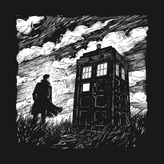 TARDIS Noir by DesignedbyWizards