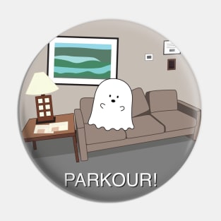 Gordie the Ghost (parkour!) | by queenie's cards Pin