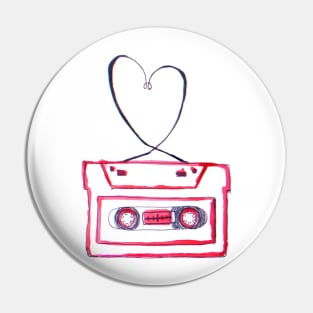 Retro Love Pin