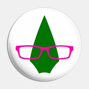 Olicity Icon - Arrowhead & Glasses Pin