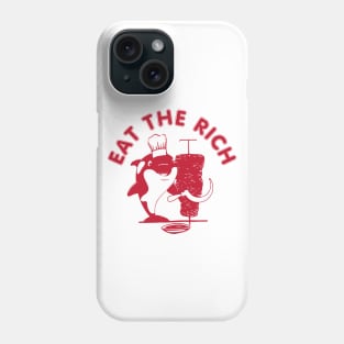 EAT THE RICH Gladys The Orca Phone Case