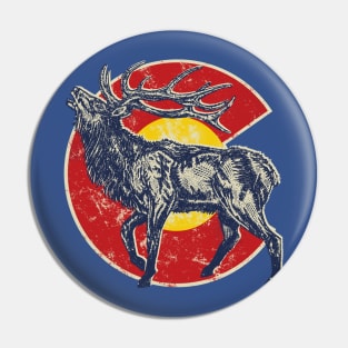 colorado elk Pin