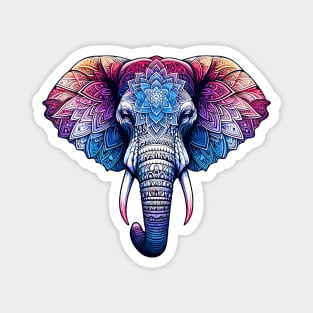 Mystical Elephant Mandala Magnet