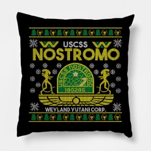 Nostromo Ugly Xmas Sweater Pillow